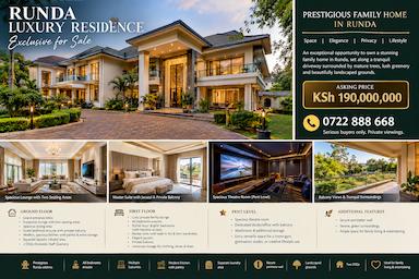 RUNDA LUXURY RESIDENCE — EXCLUSIVE FOR SALE